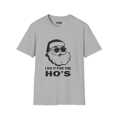 Christmas- Funny Holiday T-Shirt, Unisex Christmas Tee, Santa Humor Shirt, Novelty Graphic Tee - VYBE Shop