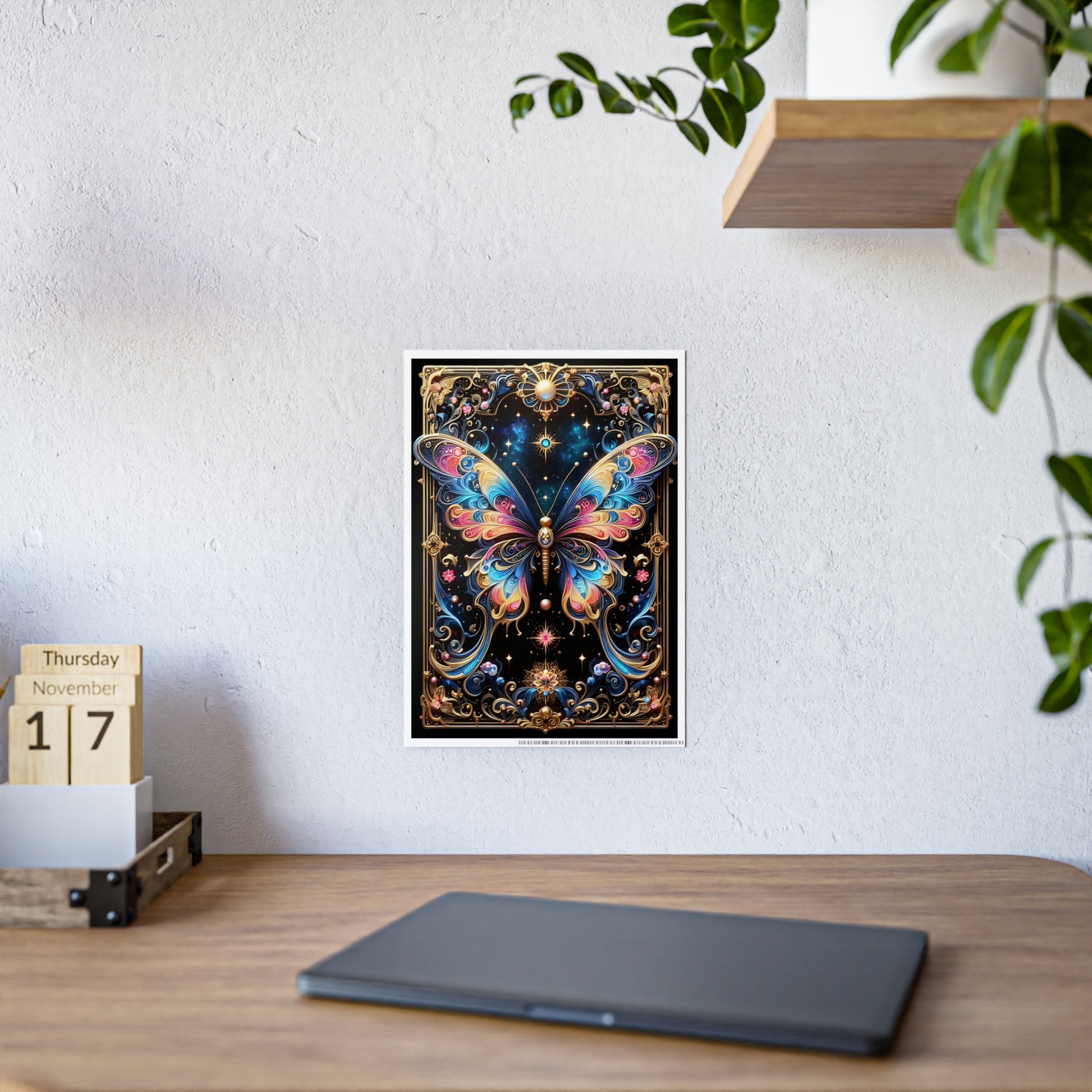 Vibrant Butterfly Poster - Stunning Wall Art Tarot Design - VYBE Shop