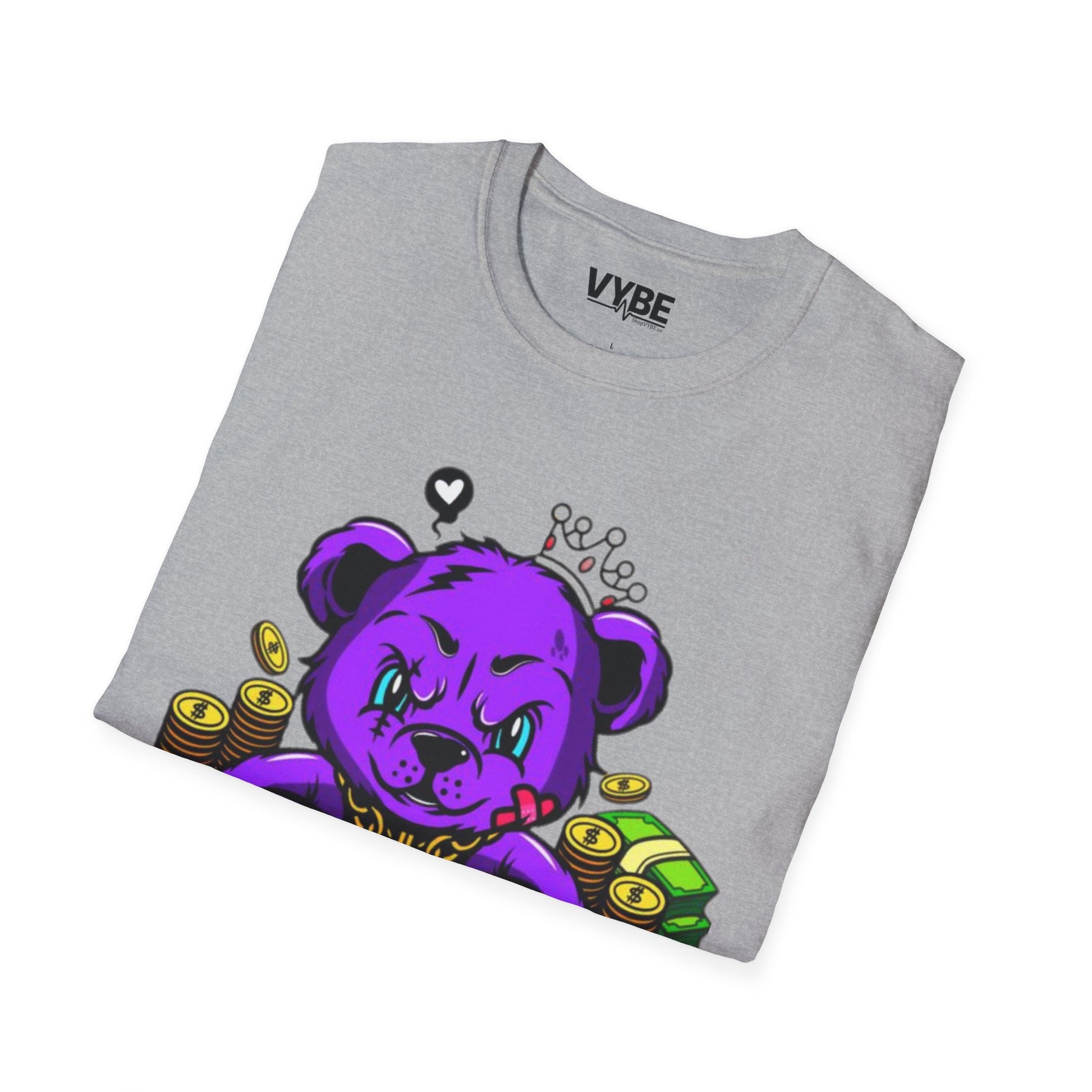 Purple Money Bear T-Shirt - VYBE
