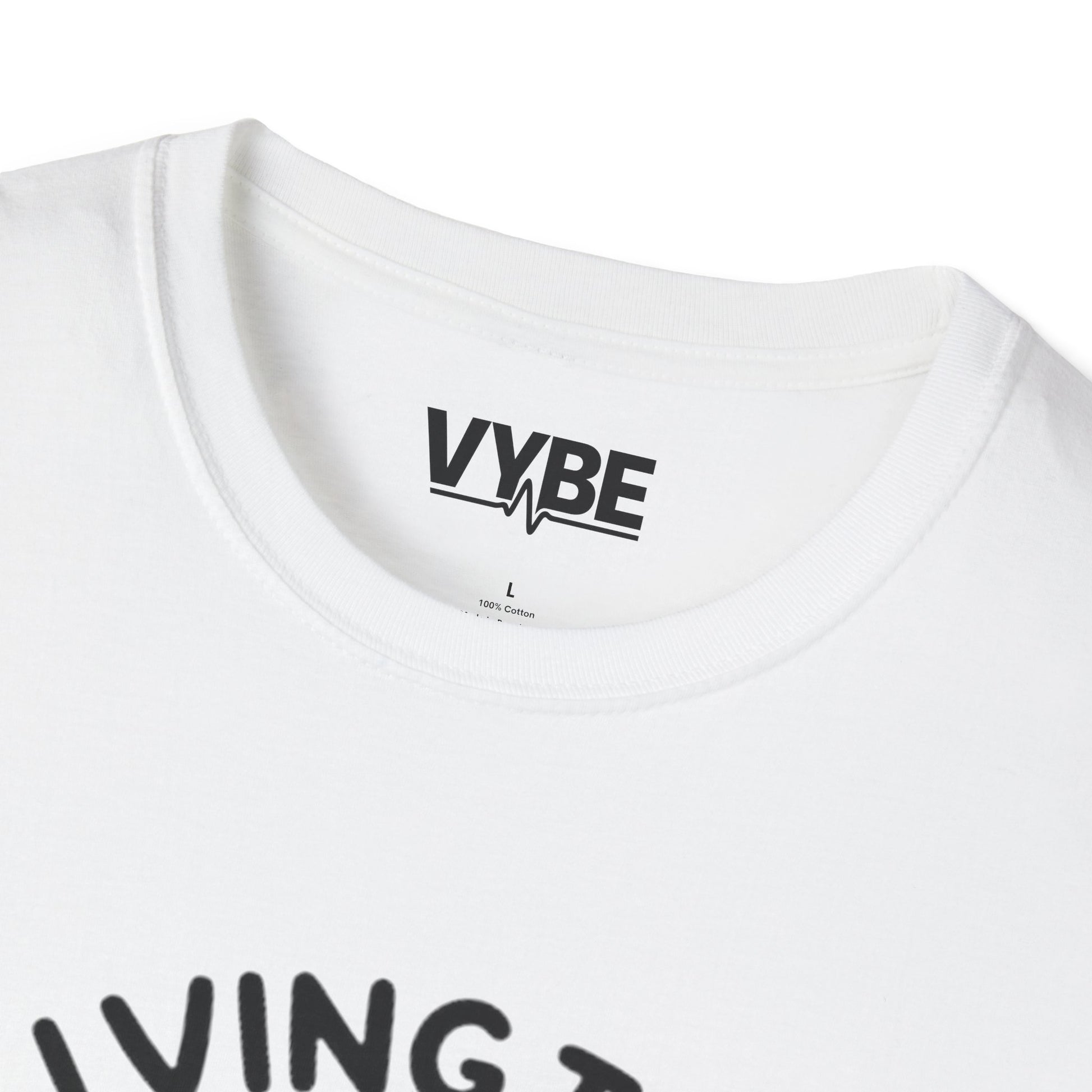 Funny- Living the Dream Skull Graphic T-Shirt - VYBE Shop