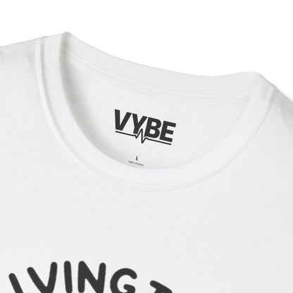 Funny- Living the Dream Skull Graphic T-Shirt - VYBE Shop