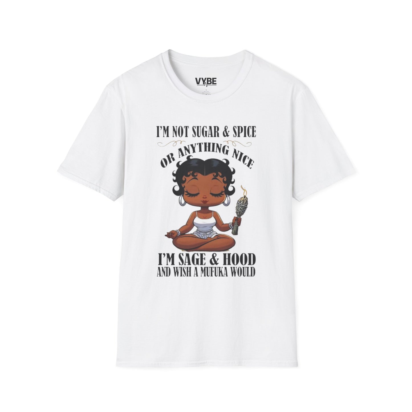 Cute Sage & Hood T-Shirt - VYBE Shop