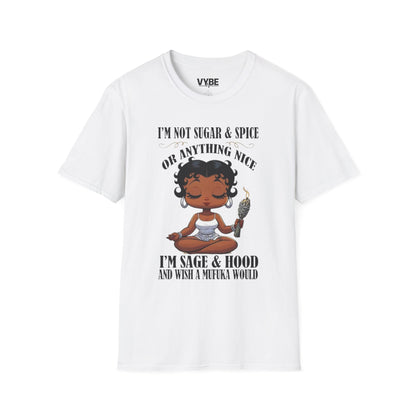 Cute Sage & Hood T-Shirt - VYBE Shop