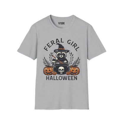 Halloween- Feral Girl Halloween T-Shirt - VYBE Shop