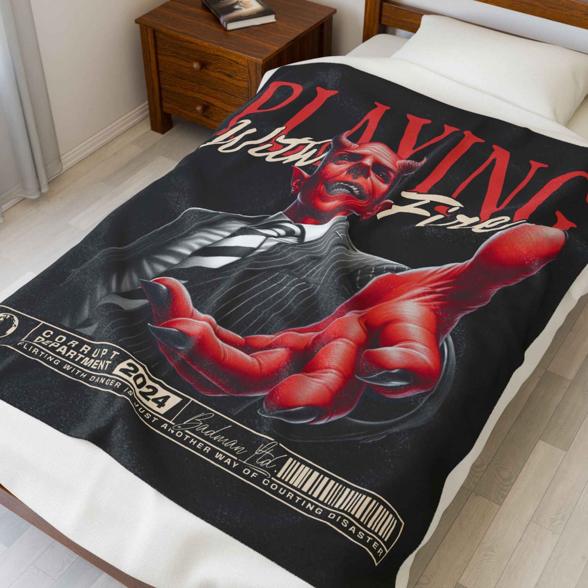 Play With Fire Plush Blanket for Ultimate Comfort and Warmth