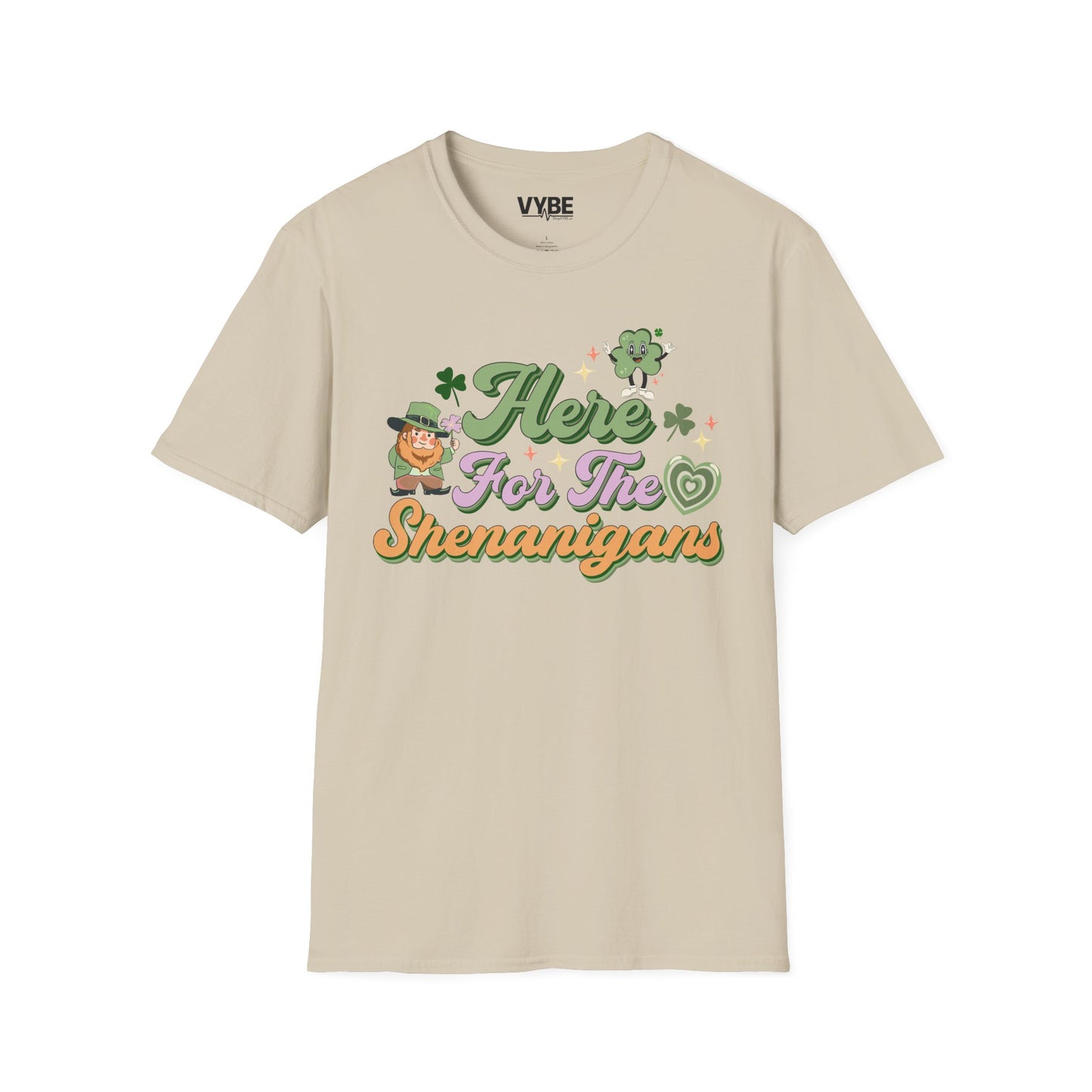 Here For The Shenanigans T-Shirt - VYBE