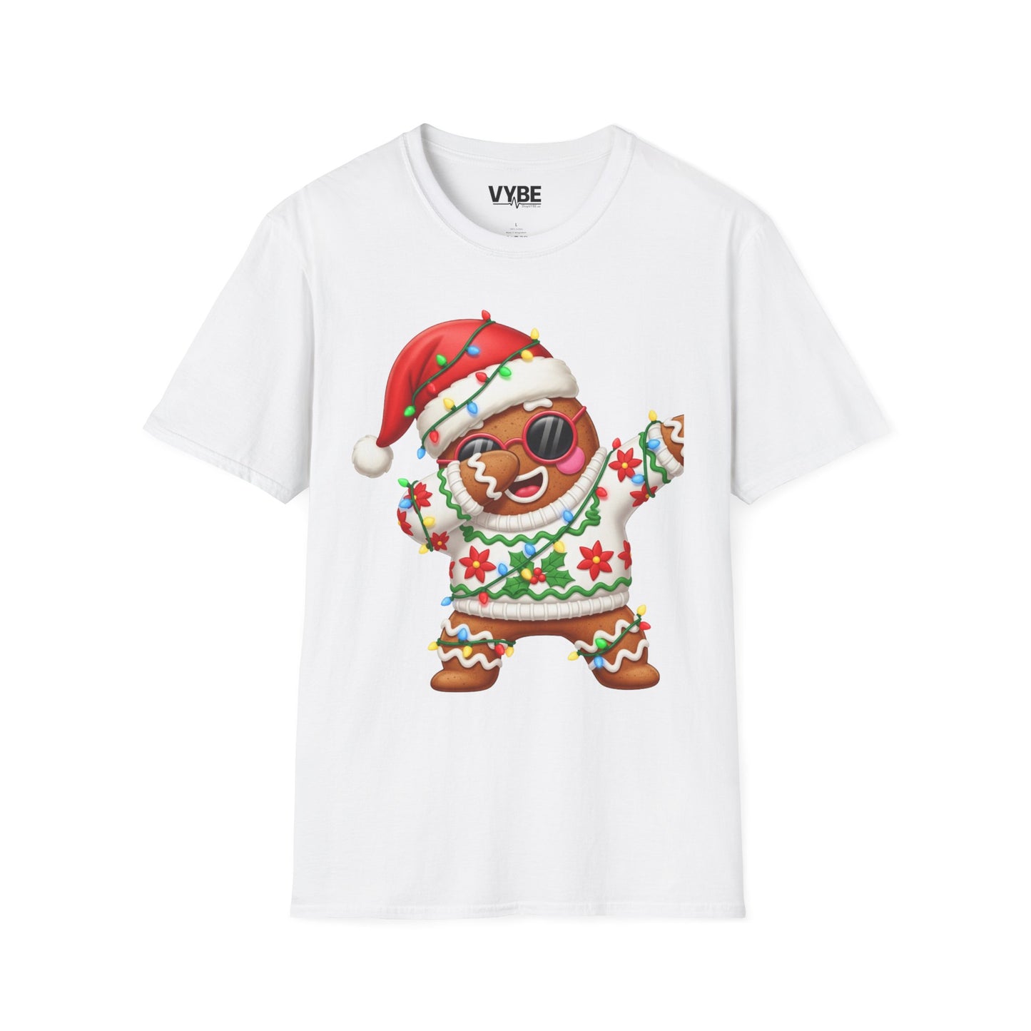 Gingerbread Dab Christmas T-Shirt - VYBE