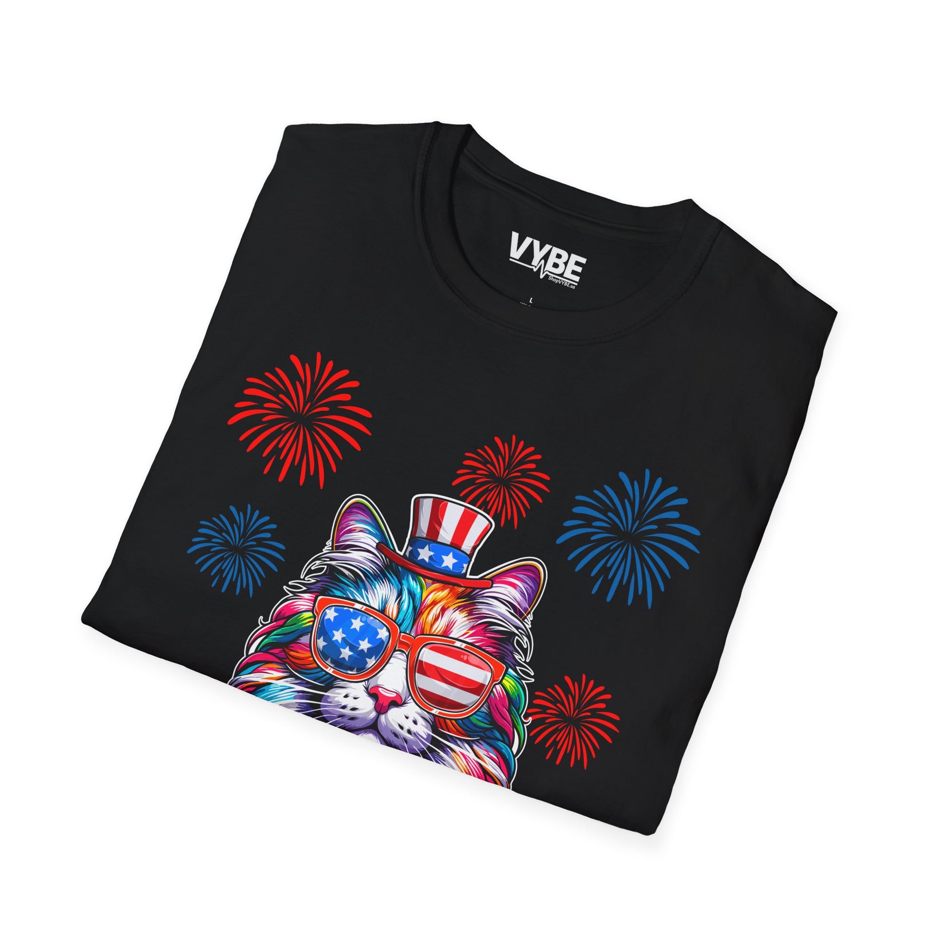 'Merica Kitty T-Shirt - VYBE
