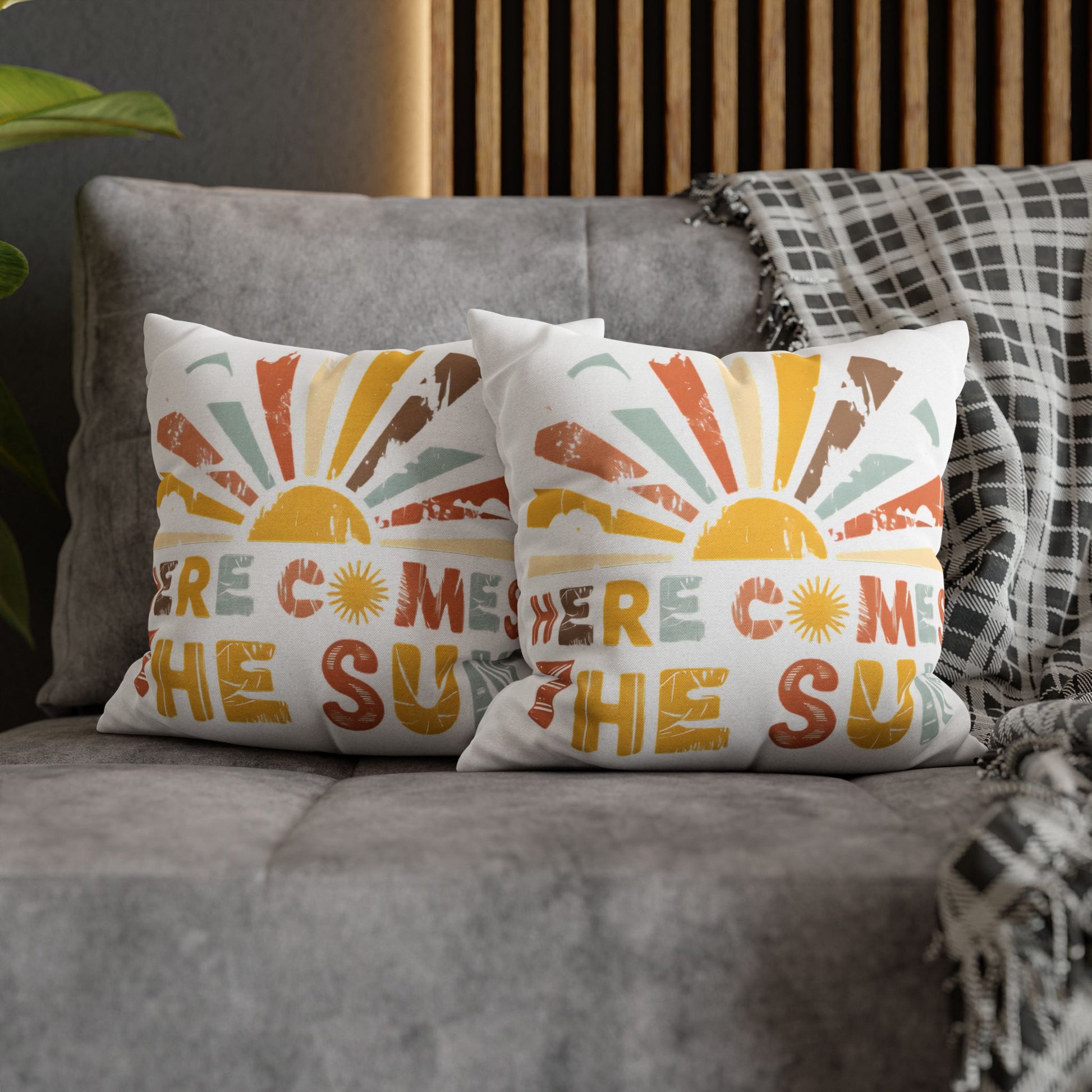 Sunrise Vibe Pillowcase - Boho Floral Design for Cozy Home Decor and Summer Vibes - VYBE Shop
