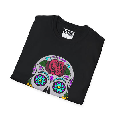 Colorful Skull Tee - Vibrant Graphic T-Shirt for Bold Style - VYBE Shop