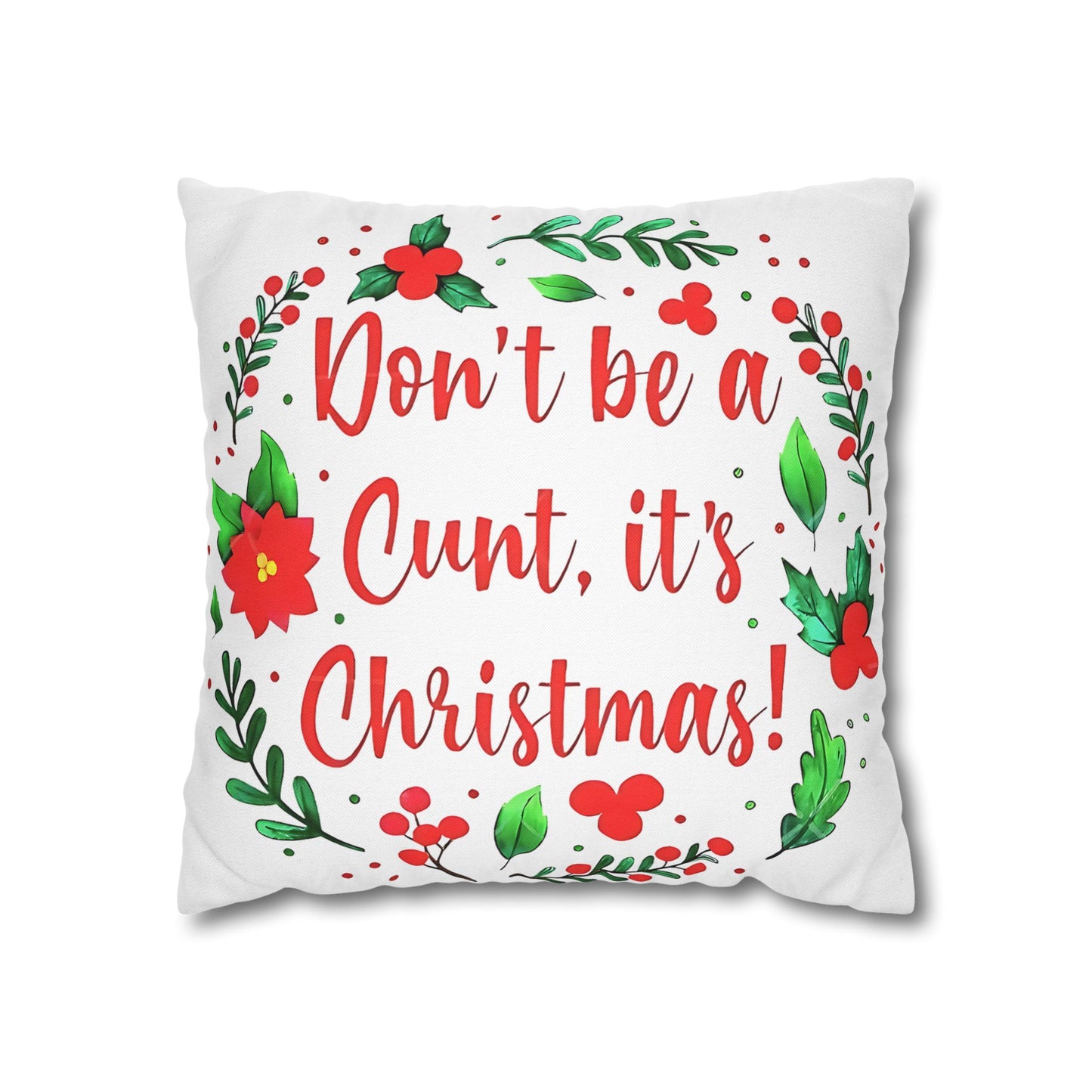 Christmas Humorous Pillowcase - Funny Gift for Couch and Holiday Decor - VYBE Shop