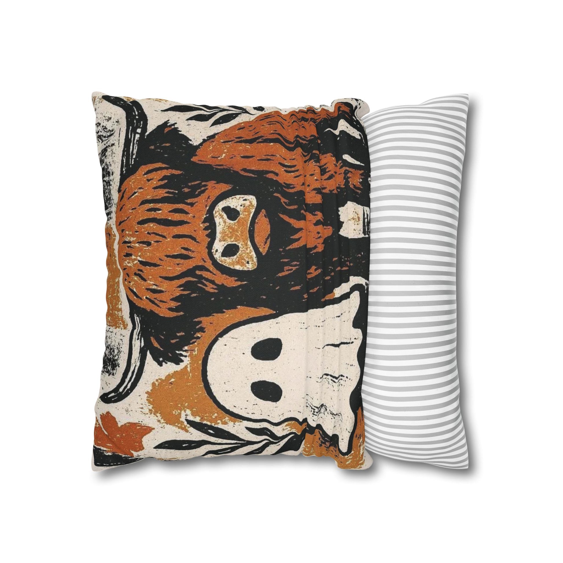 Spooky Cow Ghost Pillowcase - Cozy Halloween Decor - VYBE Shop