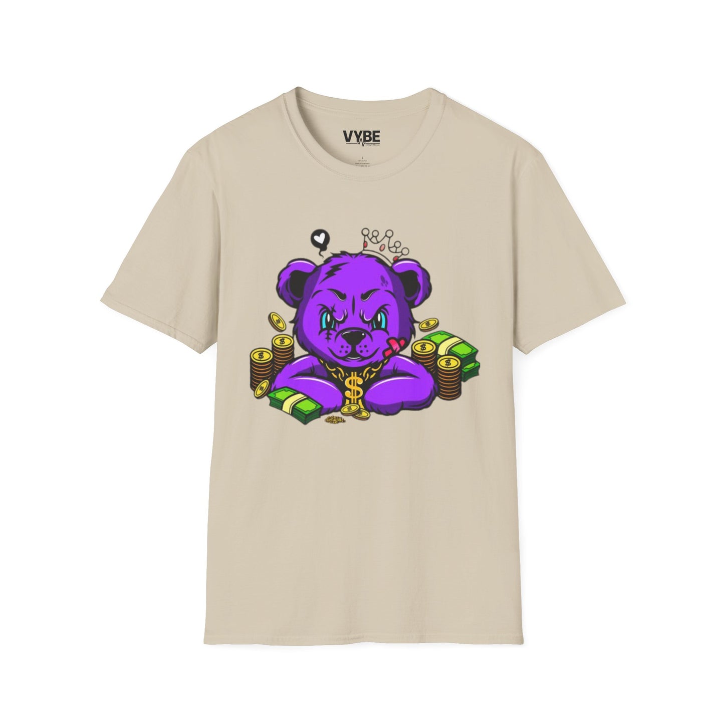 Purple Money Bear T-Shirt - VYBE