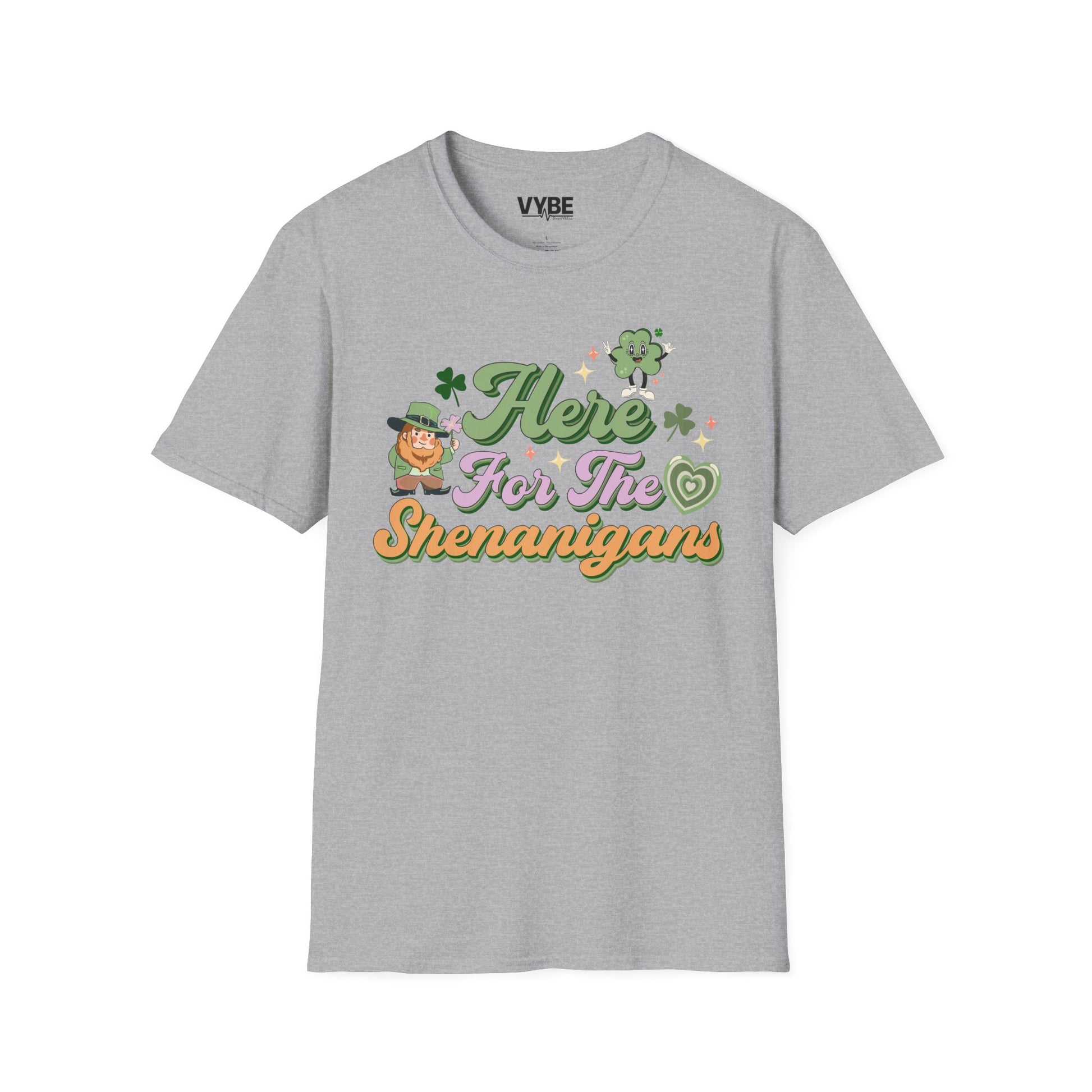 Here For The Shenanigans T-Shirt - VYBE
