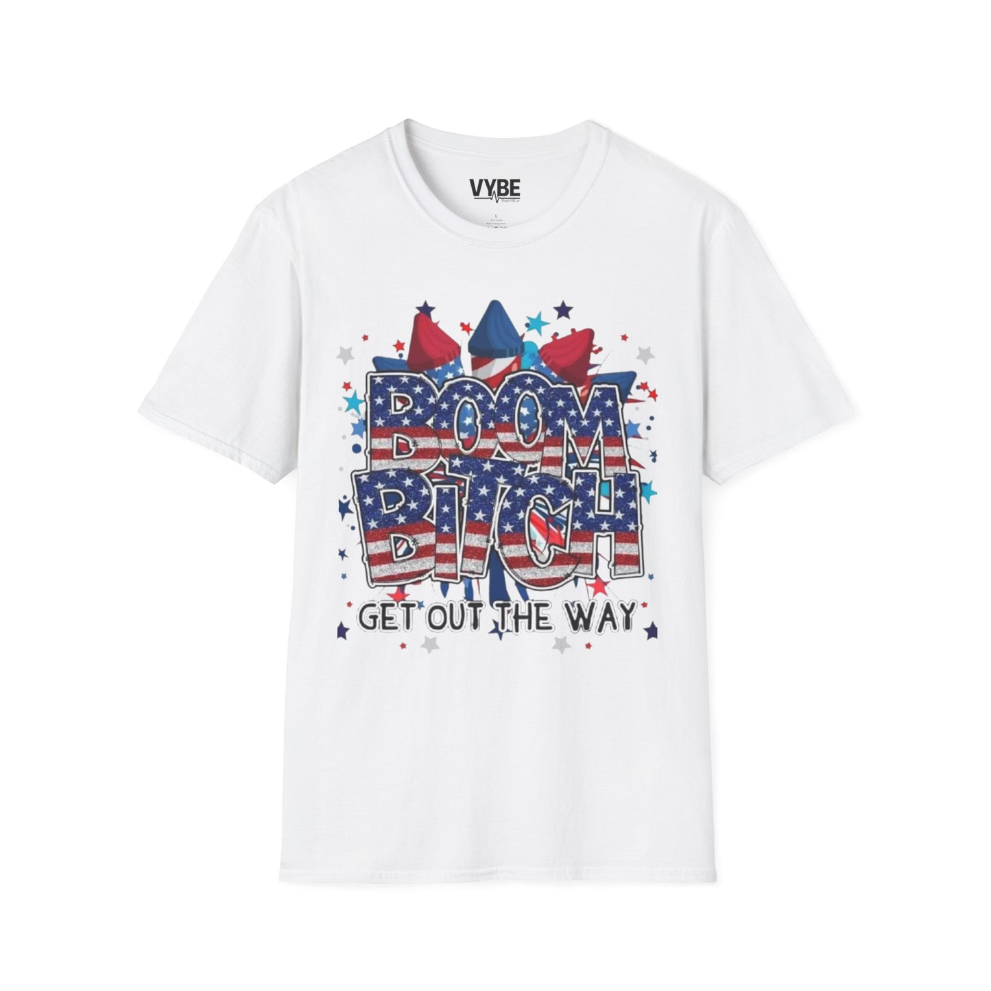 July 4th Boom Bitch Get Out The Way T-shirt for Independence Day Celebration