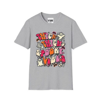Halloween- Spooky Vibes T-Shirt, Cute Colorful Halloween Tee - VYBE Shop