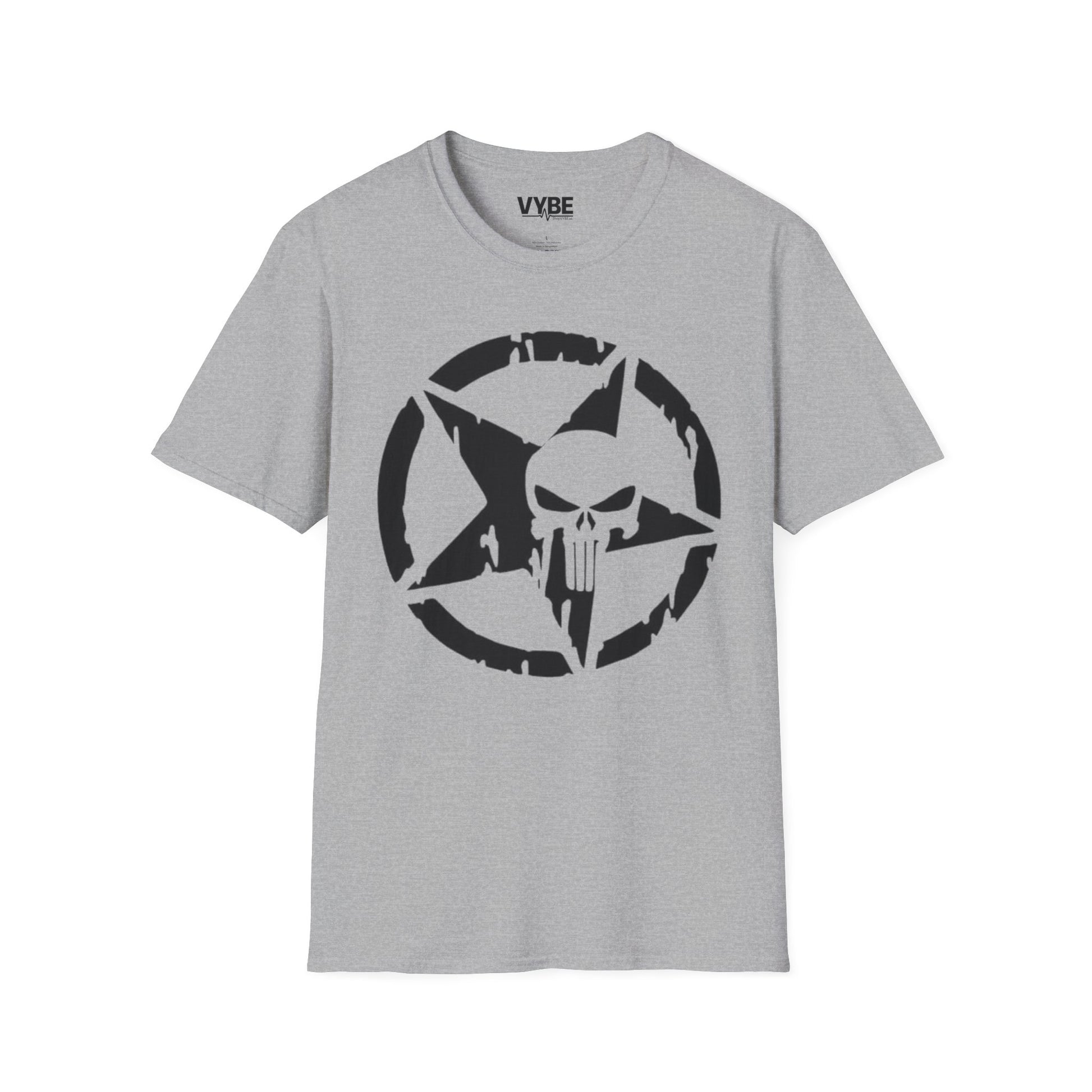 Skull Pentagram T-Shirt - VYBE