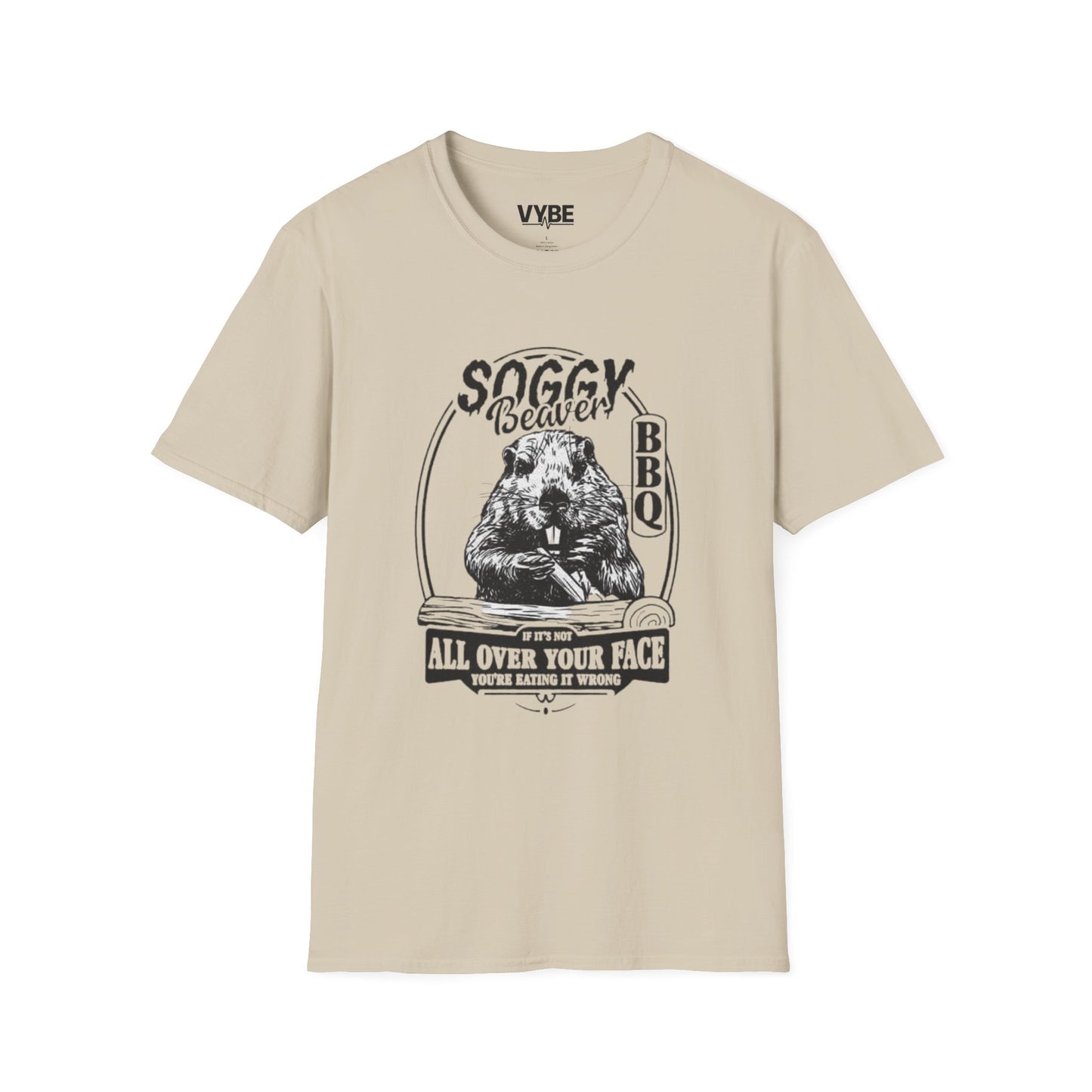 Funny Soggy Beaver BBQ T-Shirt - VYBE Shop