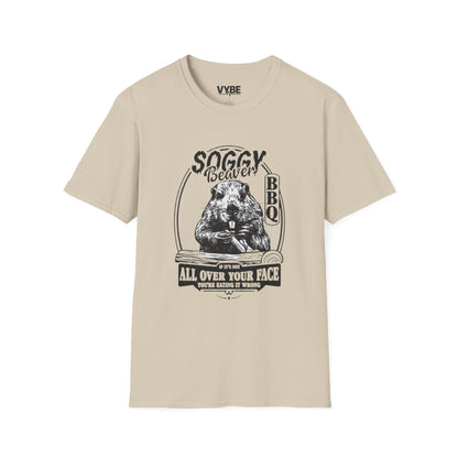 Funny Soggy Beaver BBQ T-Shirt - VYBE Shop