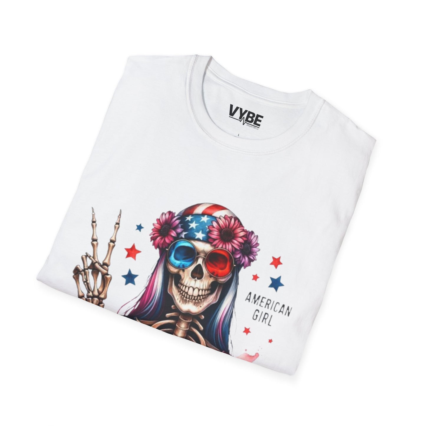 American Girl Skeleton T-Shirt - VYBE
