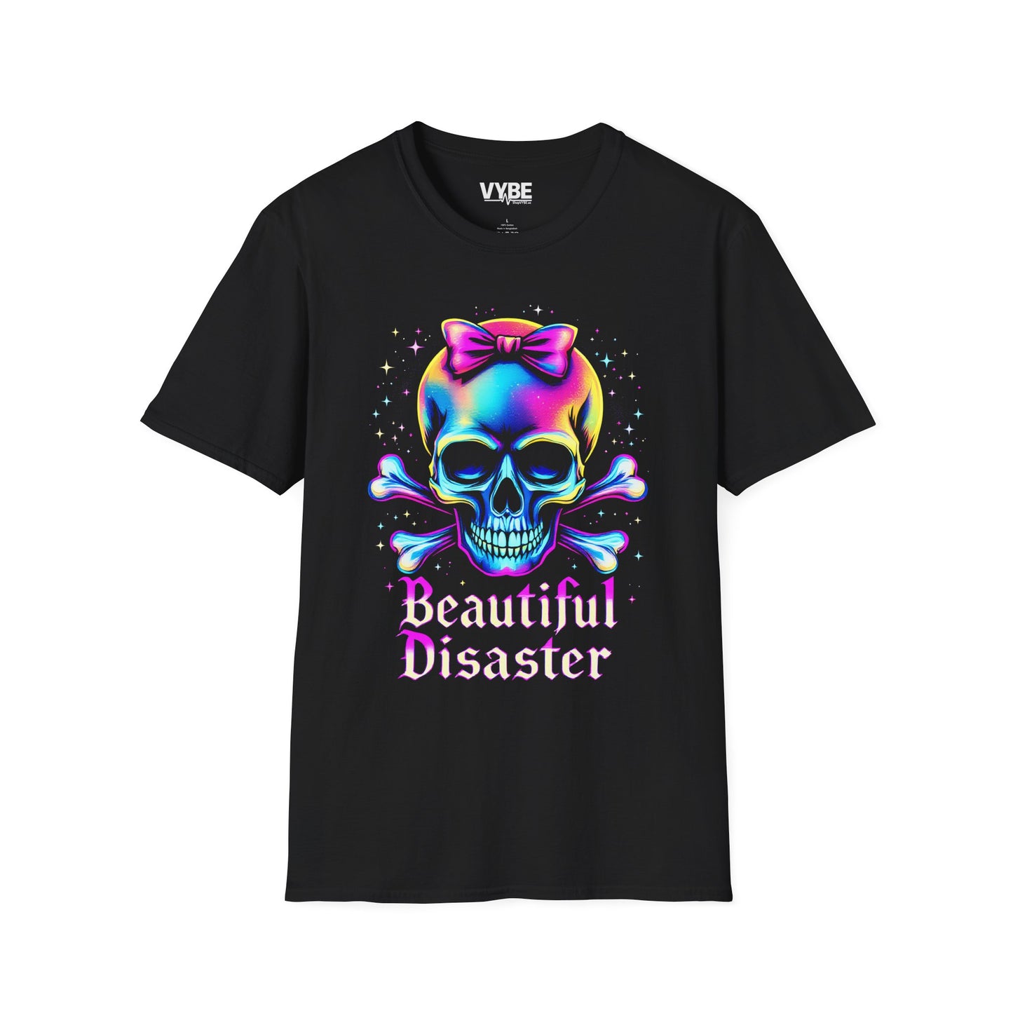 Vibrant Skull Graphic T-Shirt - VYBE