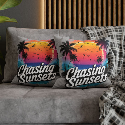 Sunset Vibes Pillowcase - Tropical Decor for Relaxation and Beach House Gifts - VYBE Shop