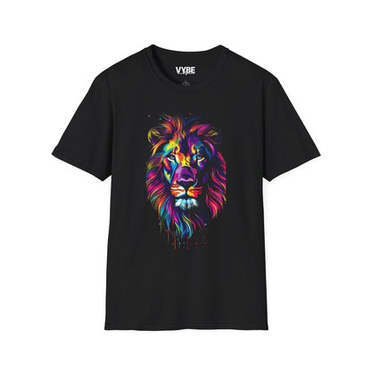 Vibrant Lion Graphic T-Shirt