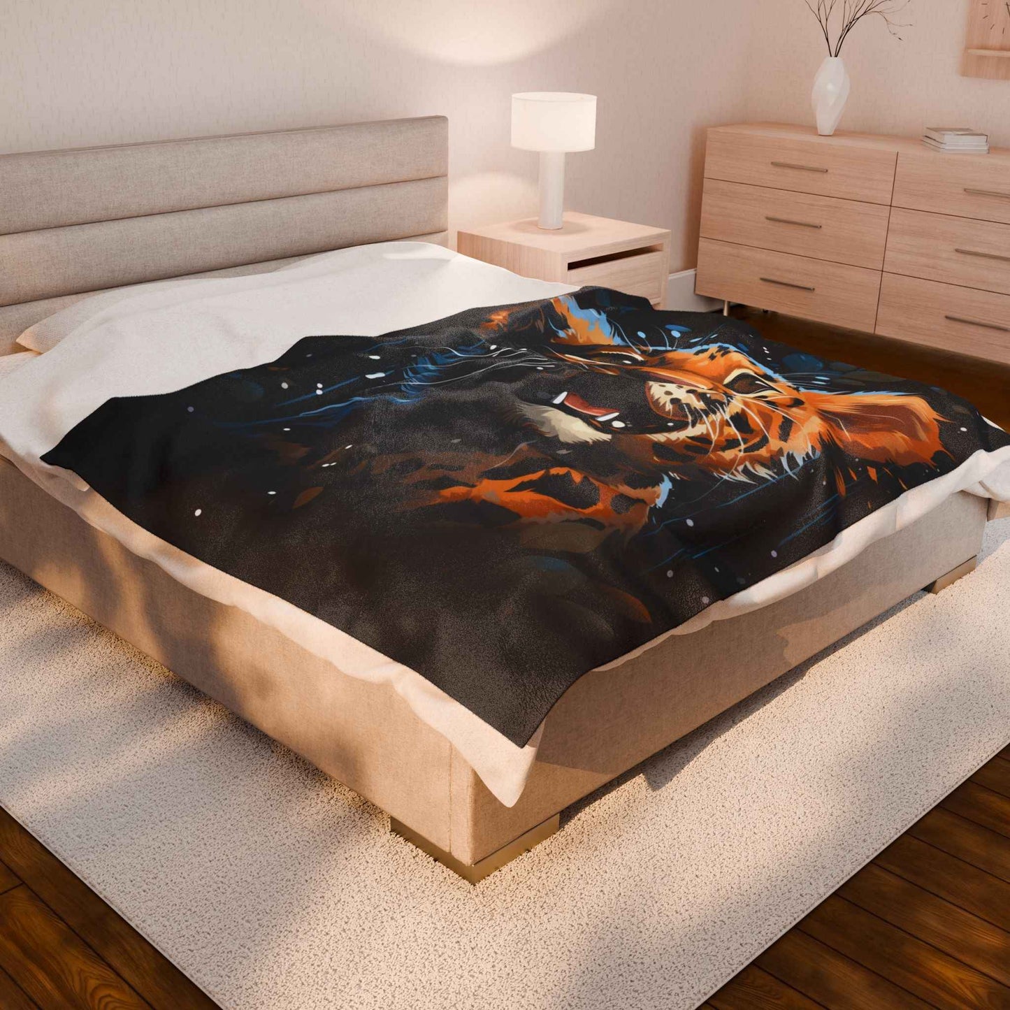 Cozy Wildlife Plush Blanket