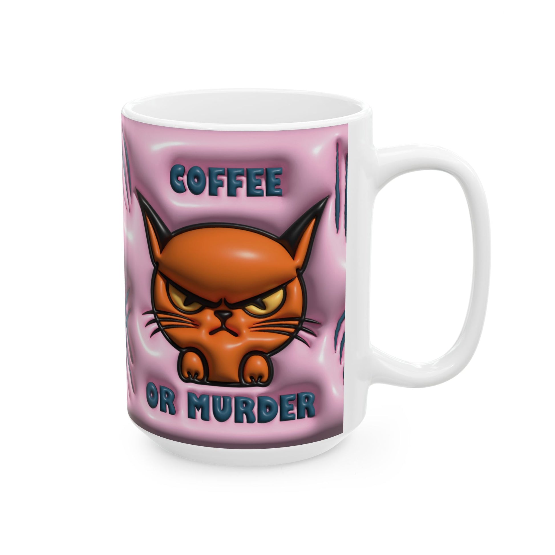 Colorful Cat Mug, 11 oz, 15 oz - VYBE