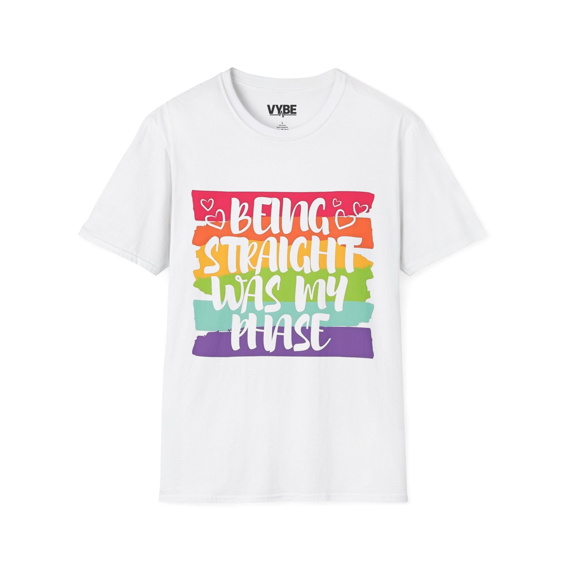 LGBTQ- Pride Expression T-Shirt - Rainbow Pride Apparel, Gift for Pride Month, Fun Casual Wear, Inclusive Fashion - VYBE Shop