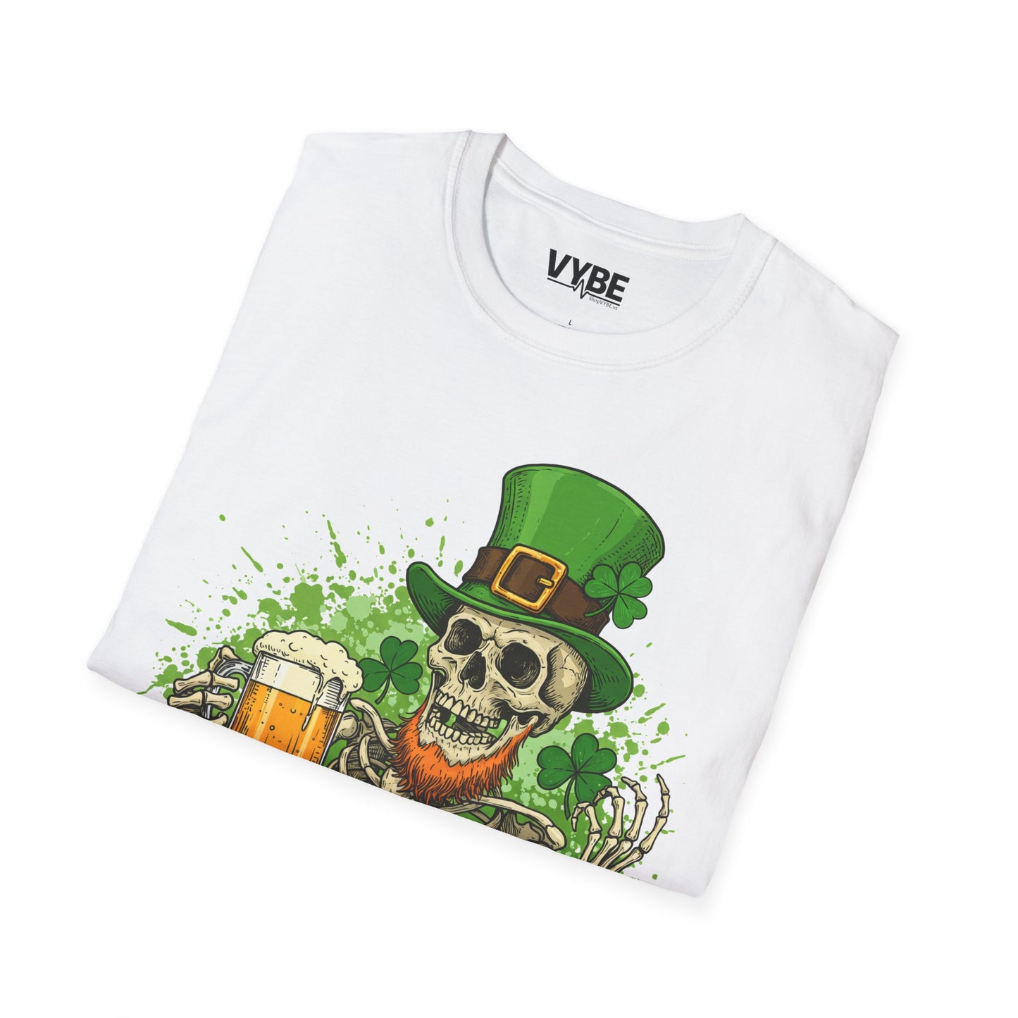 St. Patrick's Day Skeleton T-Shirt - VYBE