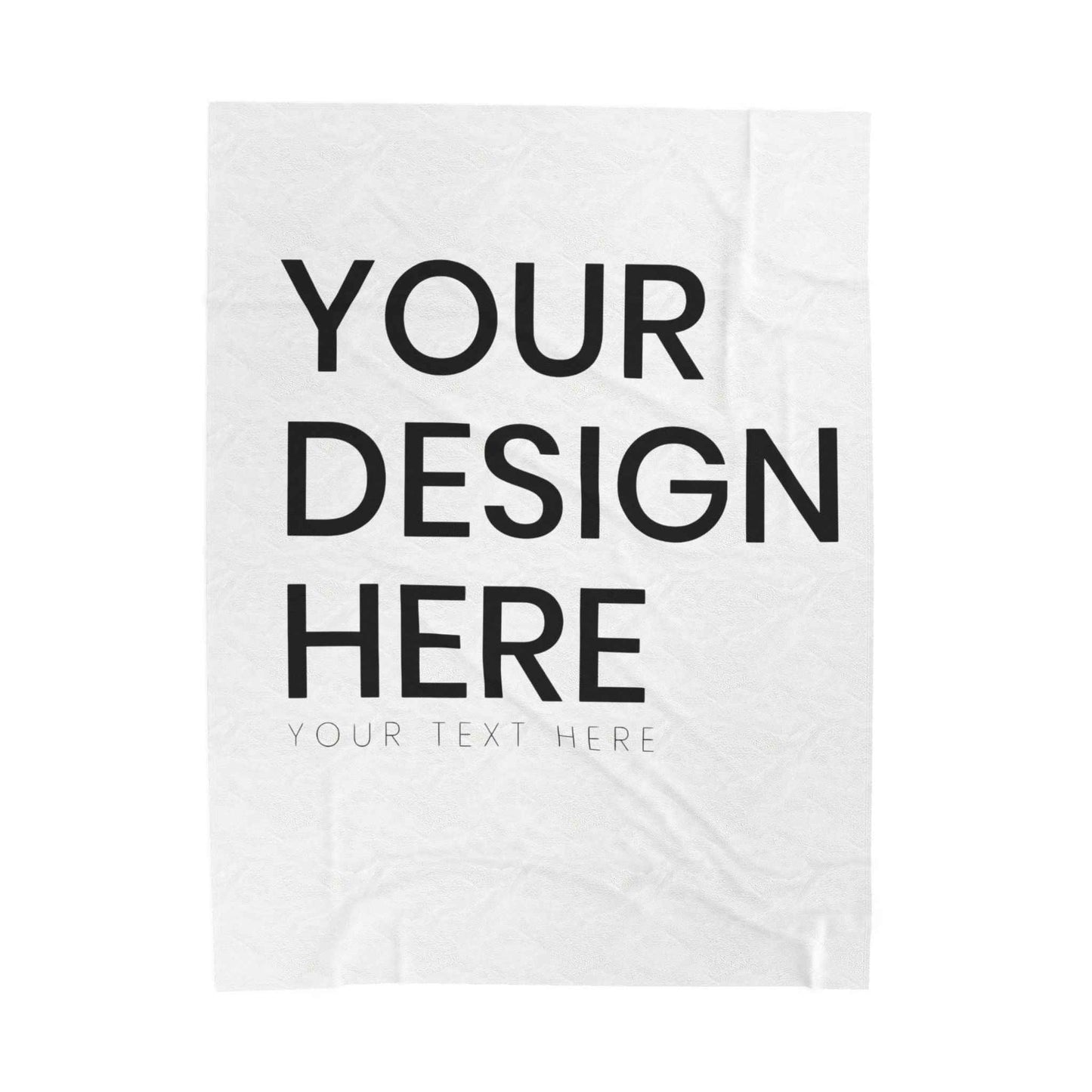 Custom Velveteen Plush Blanket for Comfort and Style | Personalized Throw for Home Decor and Holiday Gifts