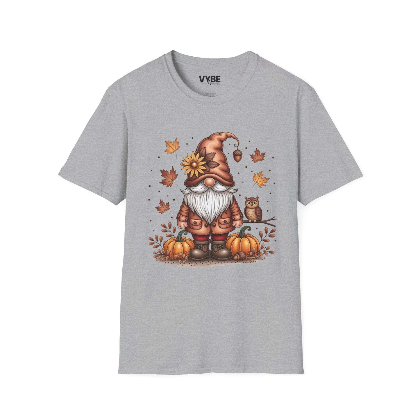 Autumn Gnome T-Shirt, Cozy Fall Tee - VYBE