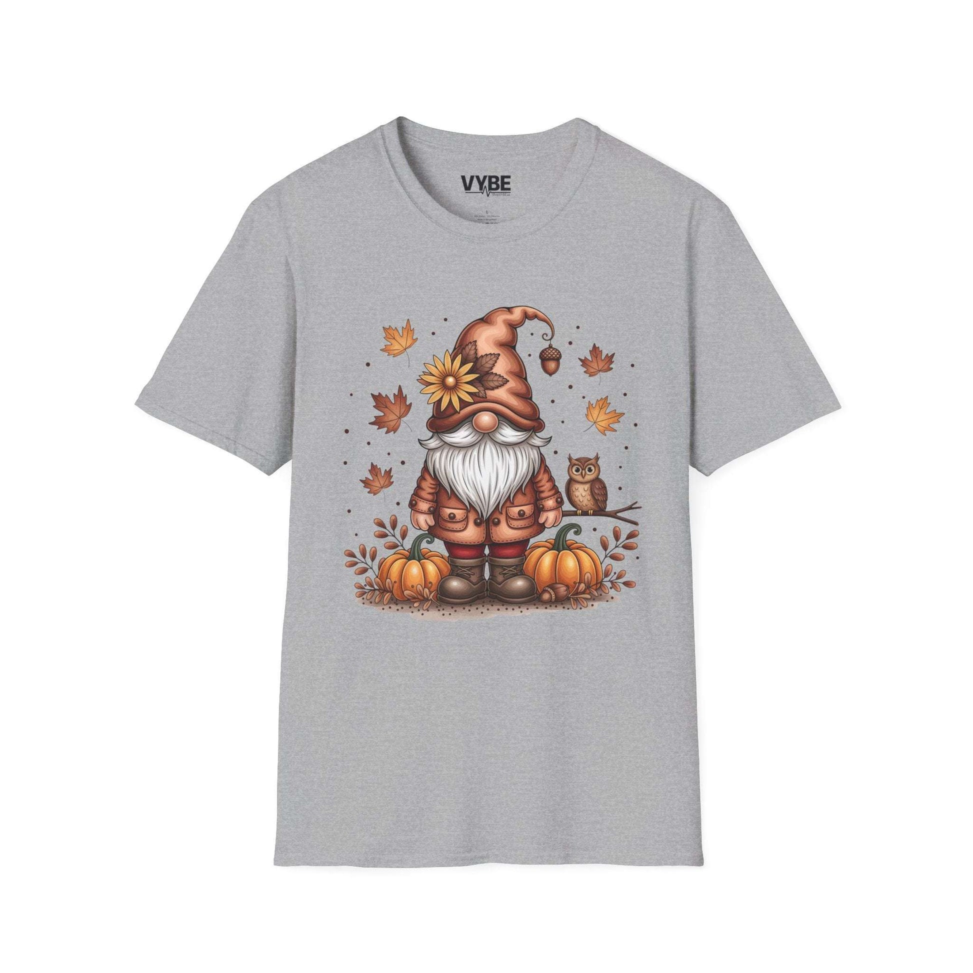 Autumn Gnome T-Shirt, Cozy Fall Tee - VYBE