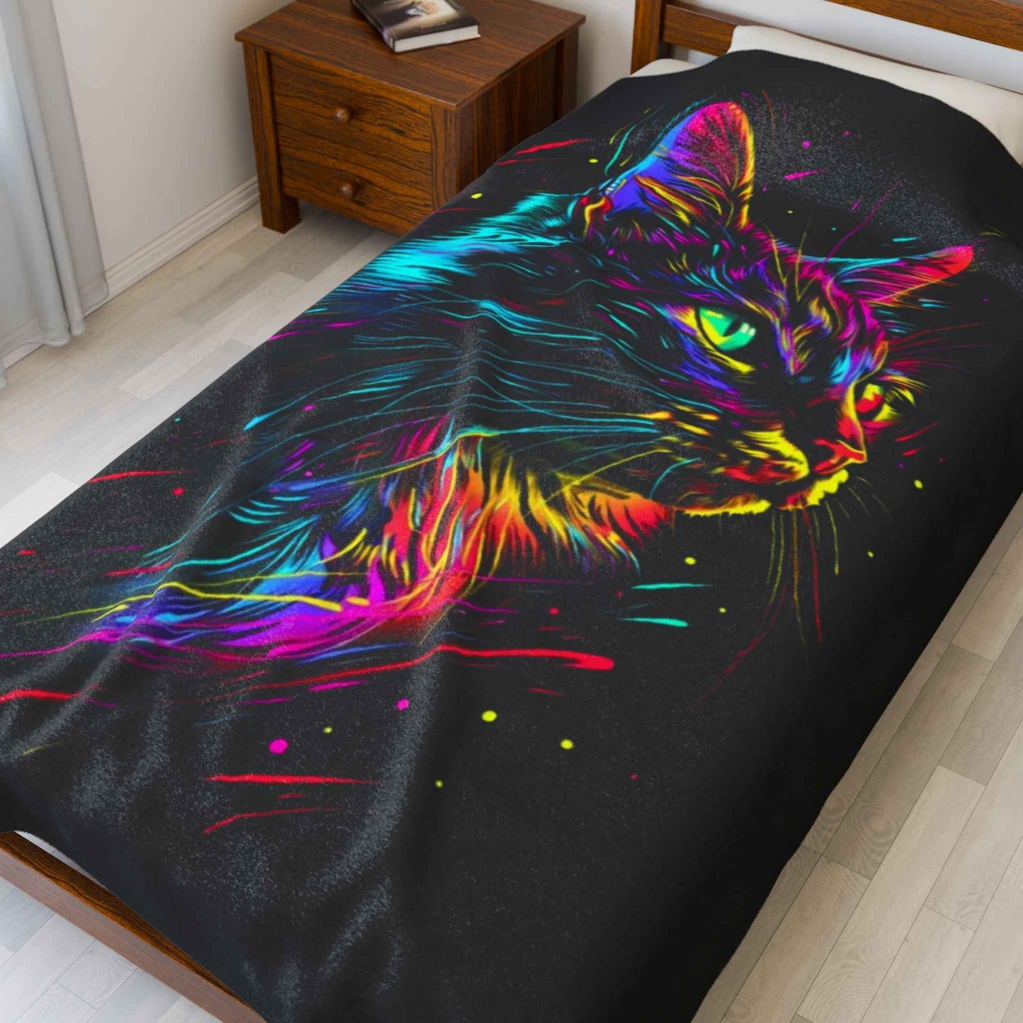Vibrant Cat Blanket