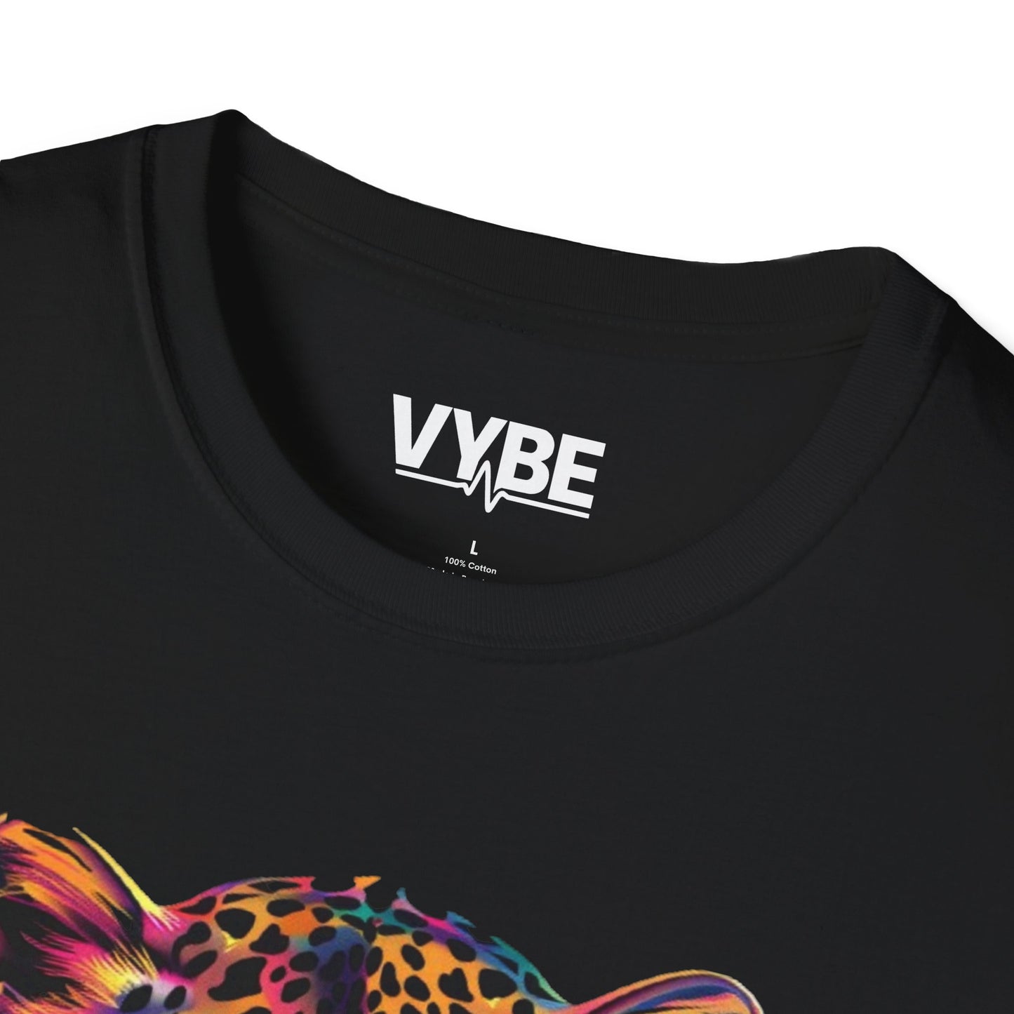 Neon- Leopard Graphic T-Shirt - VYBE Shop