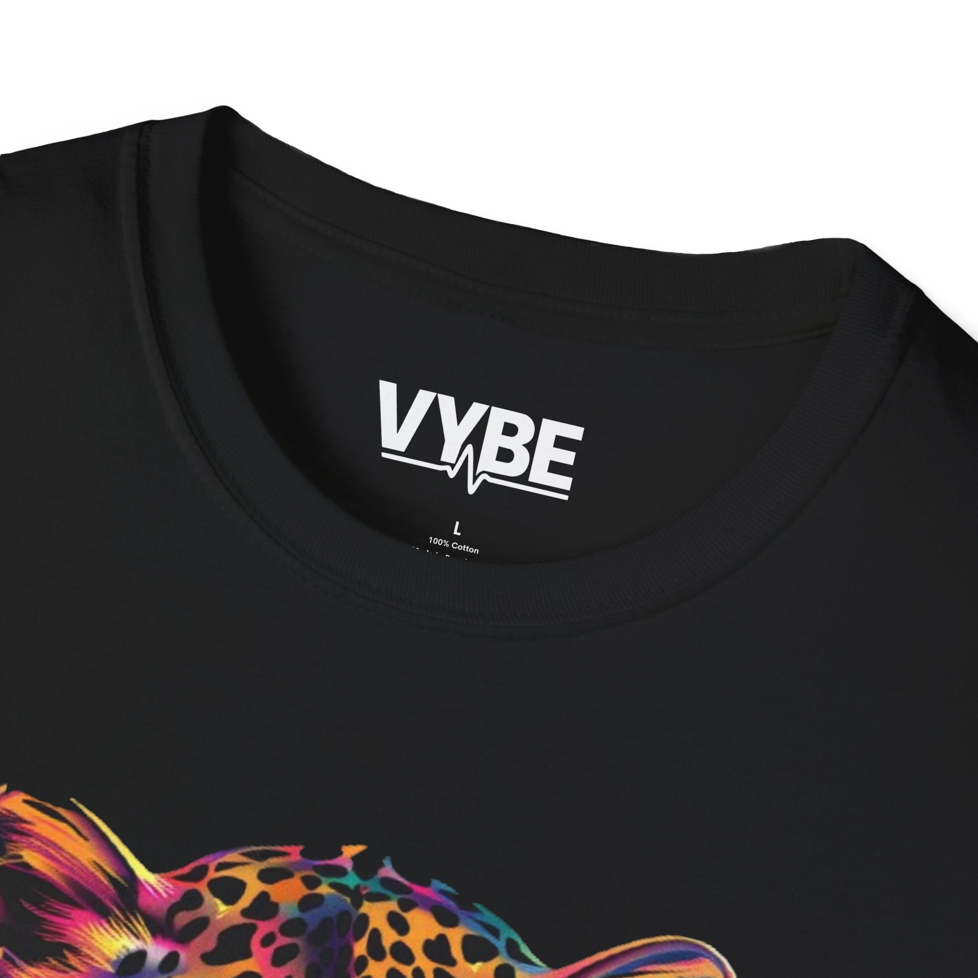 Neon- Leopard Graphic T-Shirt - VYBE Shop