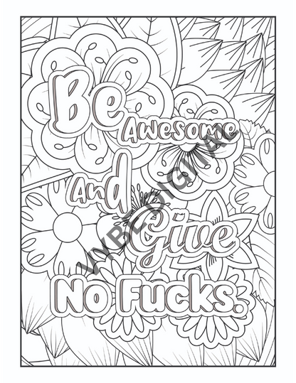 Vulgar Words Coloring- 100 pages