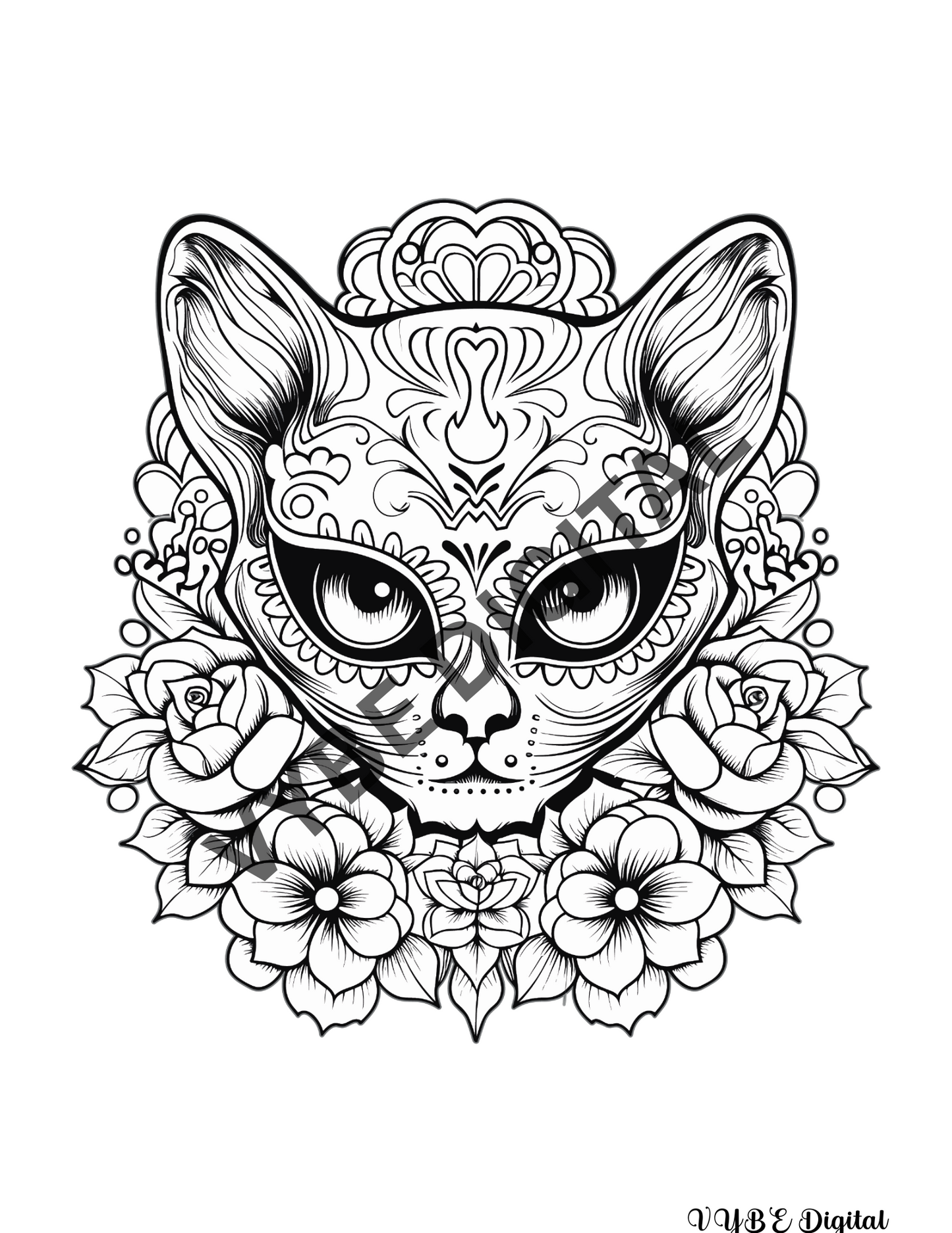 Sugar Skull Coloring- 100 Pages