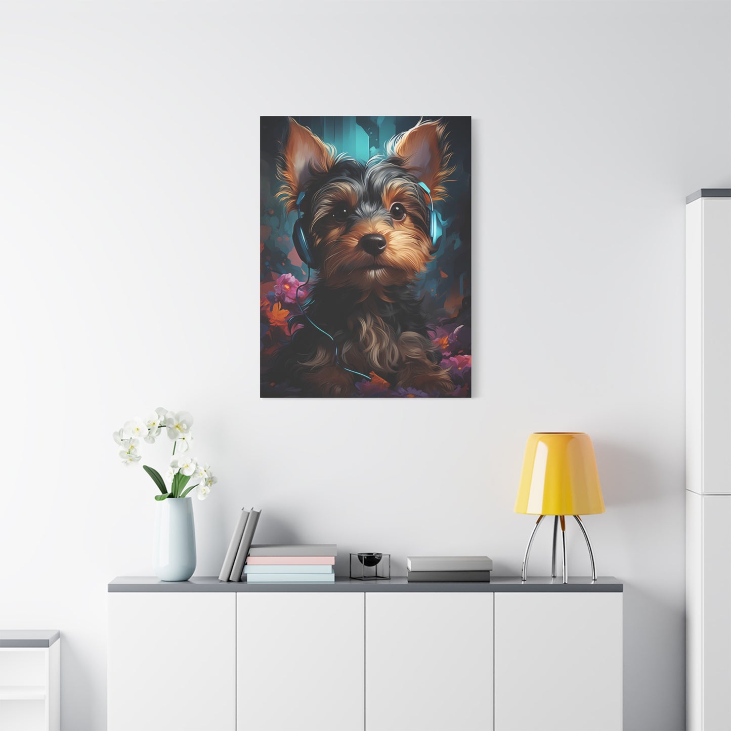 Yorkshire Terrier Wall Art Canvas Print - Perfect Gift for Pet Lovers - VYBE Shop