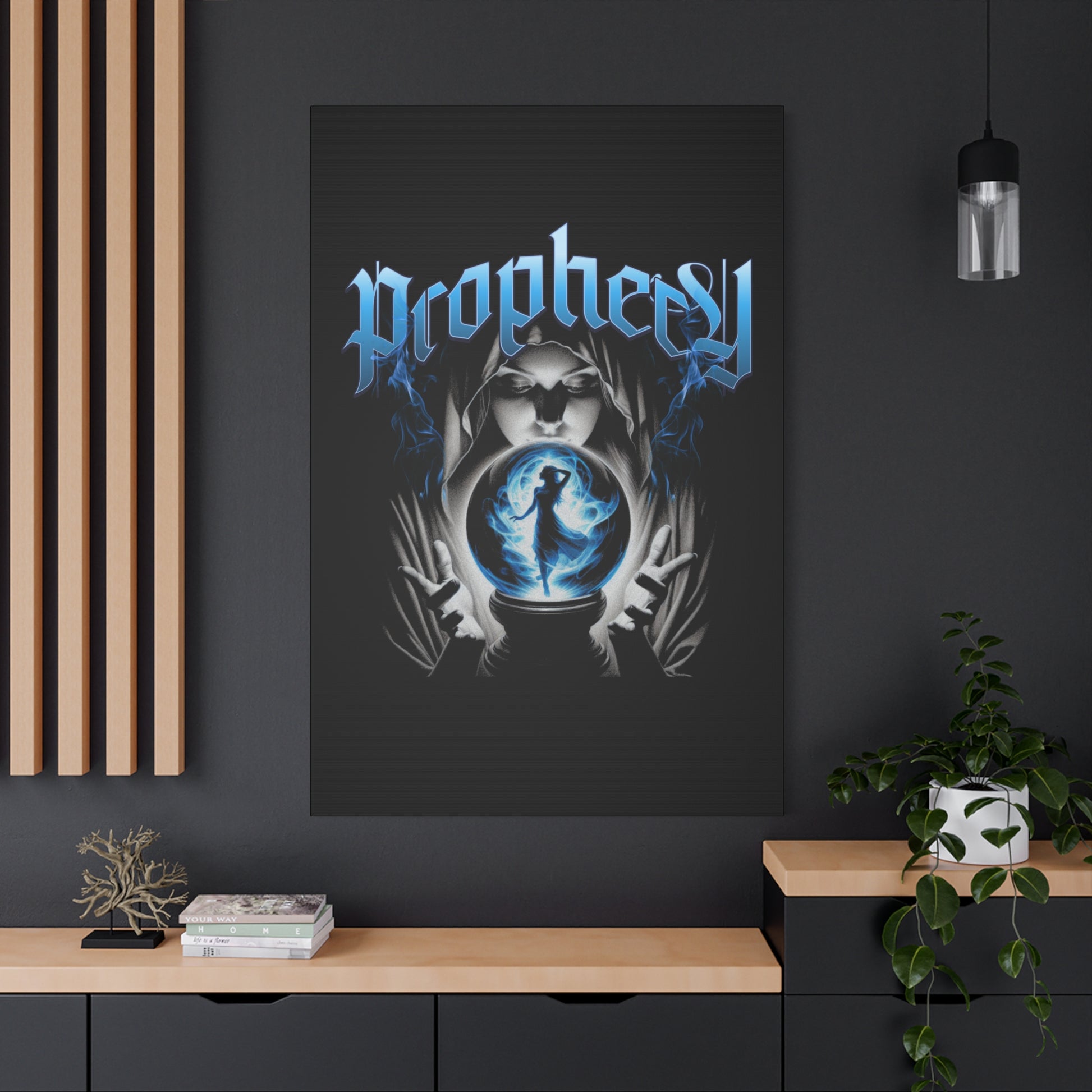 Mystical Wall Art Canvas, Wall Decor, Prophecy Art, Home Decoration, Gift for Occasions, Fantasy Artwork, Unique Wall Piece - VYBE Shop