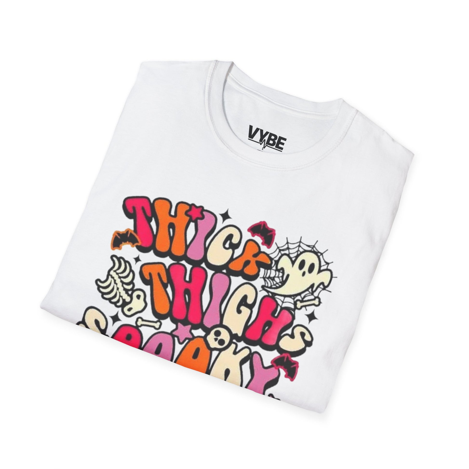 Halloween- Spooky Vibes T-Shirt, Cute Colorful Halloween Tee - VYBE Shop