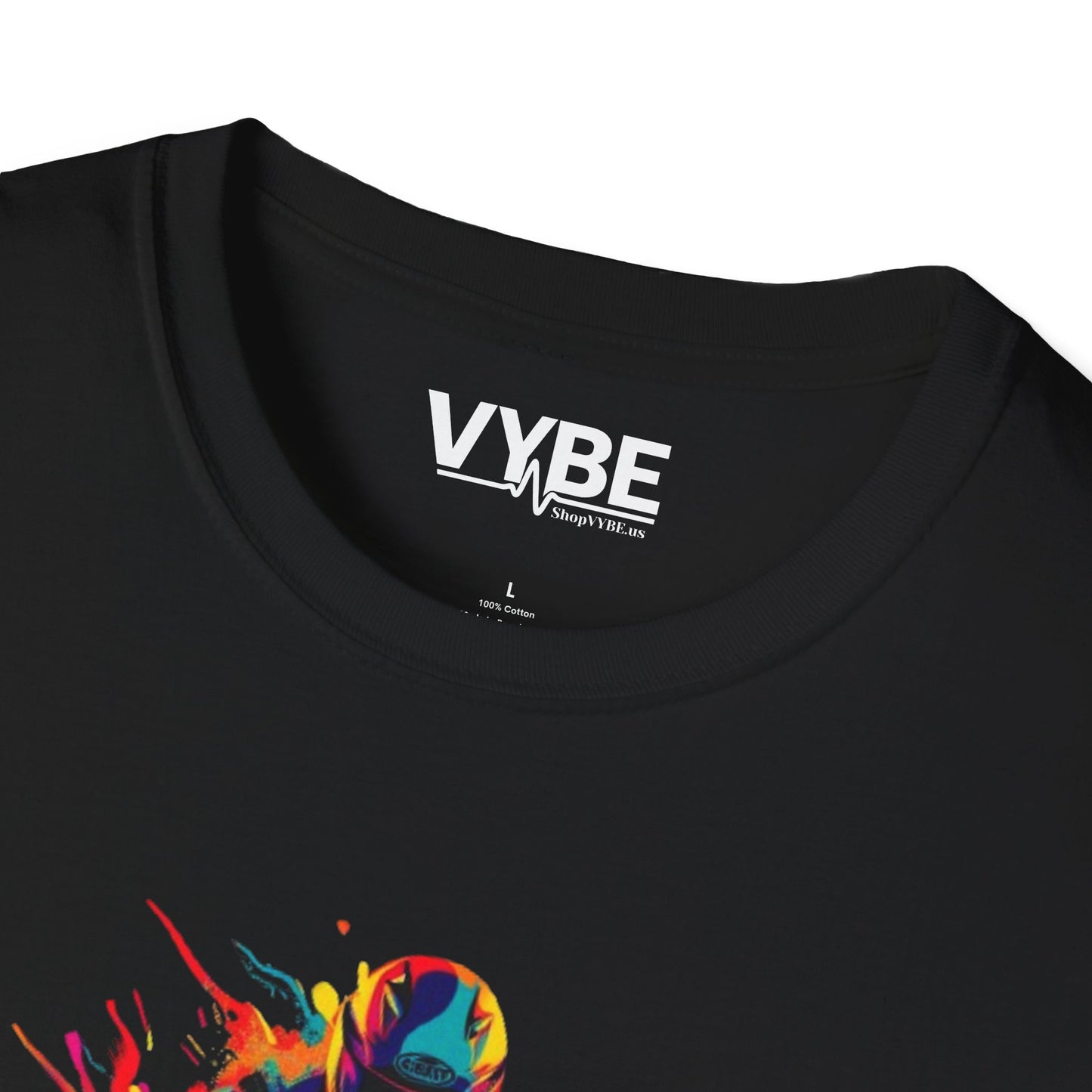 Vibrant Motorcycle Art T-Shirt - VYBE