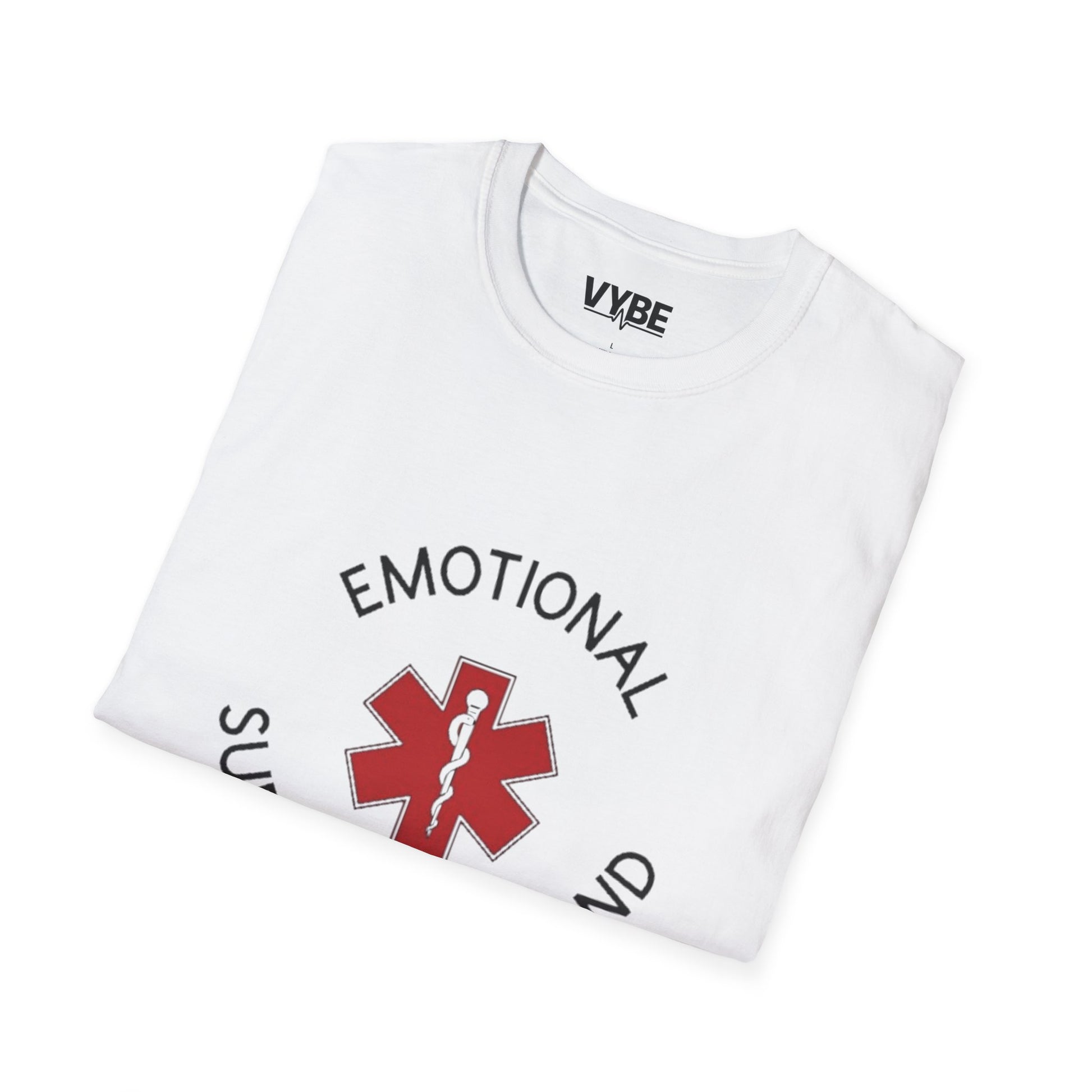 Funny Emotional Support Husband T-Shirt - VYBE Shop