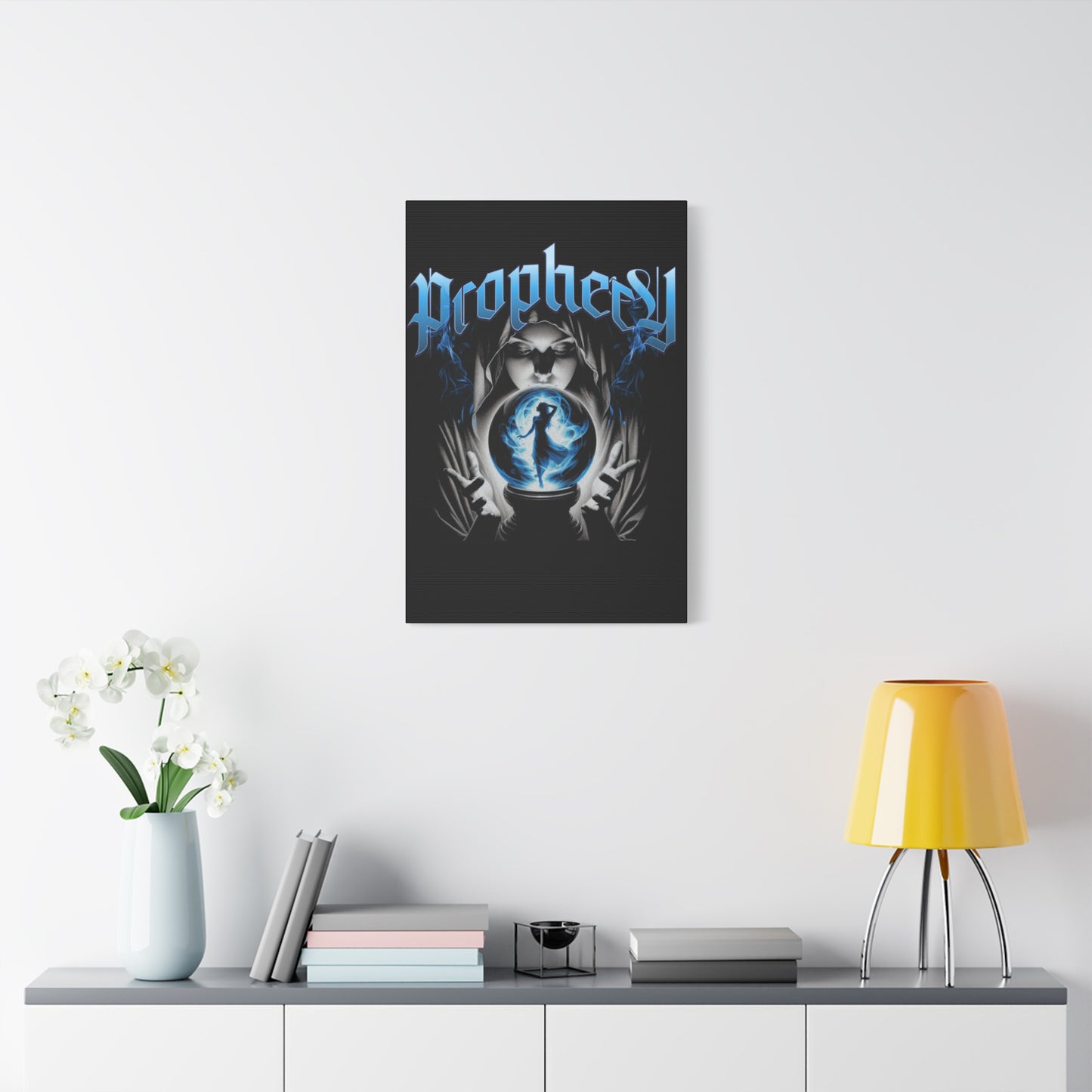 Mystical Wall Art Print, Prophecy Canvas, Home Decor, Unique Gift, Gothic Art, Witchcraft Decor - VYBE Shop