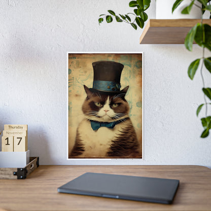 Cute Grumpy Cat Poster - VYBE Shop
