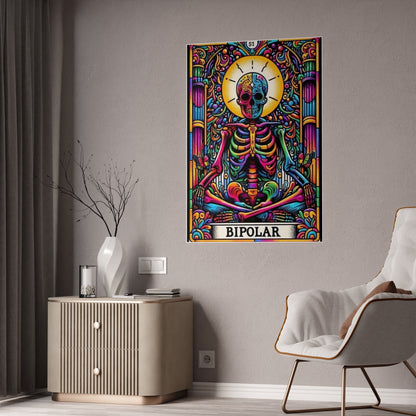 Vibrant Bipolar Tarot Poster - Funny Wall Art for Unique Home Decor - VYBE Shop