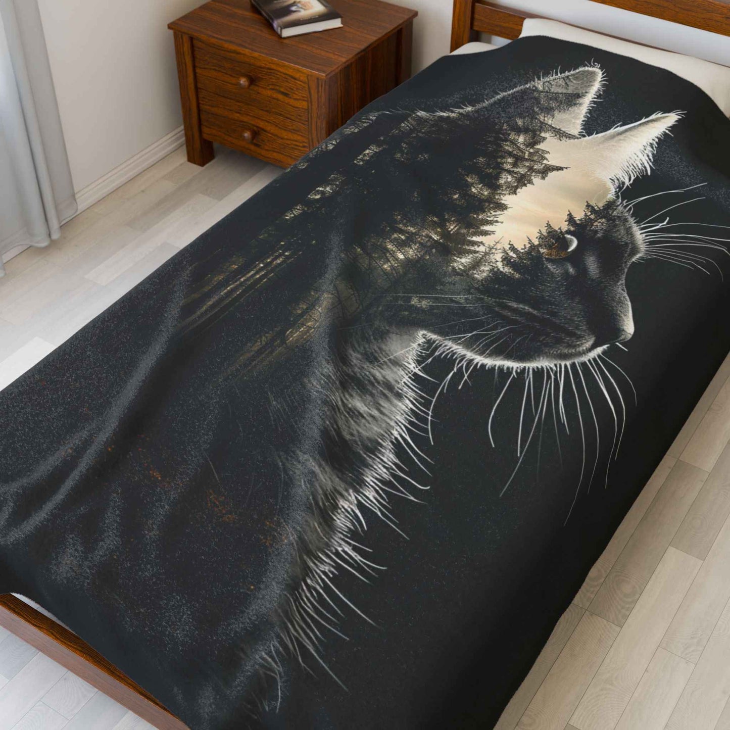 Cozy Cat-Themed Blanket