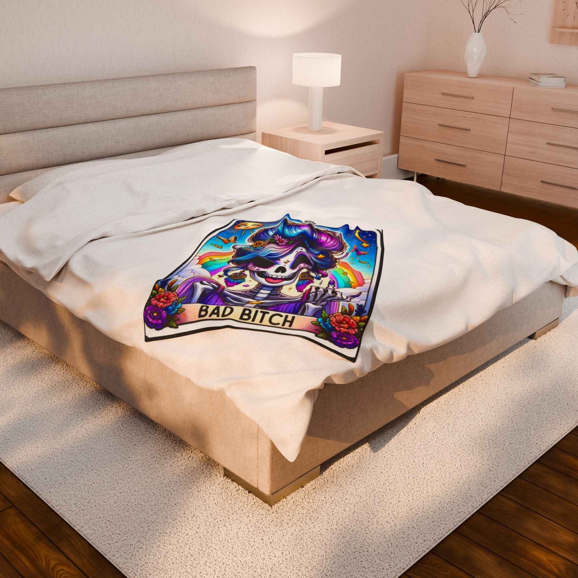 Tarot Bad Bitch Plush Blanket