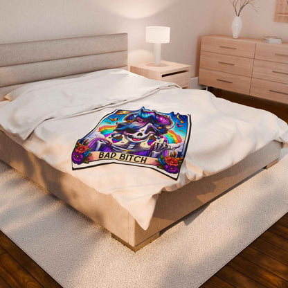 Tarot Bad Bitch Plush Blanket
